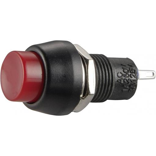 TRU COMPONENTS TC-R13-84B-05BK, 1587725 tlačítkový spínač, 10.2 mm, 250 V/AC, 1 A, 1 ks