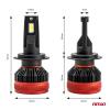 LED žárovka H7 AMIO X3 6500K Canbus, 90 W, CSP diody