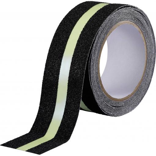 TOOLCRAFT TO-10187130 protiskluzová páska Sugo černá, zelená (d x š) 10 m x 55 mm 1 ks