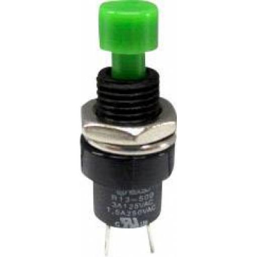 TRU COMPONENTS TC-R13-509A-05GN, 1587748 tlačítko, 7 mm, 250 V/AC, 1.5 A, 1 ks