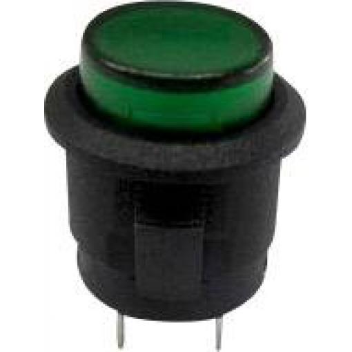 TRU COMPONENTS TC-R13-523AL-05GN, 1587807 tlačítko, 16 mm, 250 V/AC, 1.5 A, 1 ks