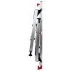 KS Tools 800.0985 hliník sklápěcí schůdky stříbrná, černá