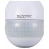 Sygonix SY-6733024 montáž na zeď, povrchová montáž detektor pohybu PIR 360 °, 180 ° relé bílá IP44