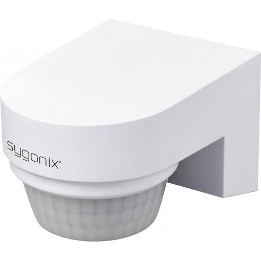Sygonix SY-6733030 montáž na zeď, povrchová montáž detektor pohybu PIR 240 ° relé bílá IP65