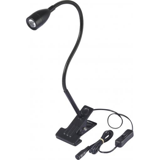Sygonix SY-6737554 LED stolní lampa LED 3.5 W černá