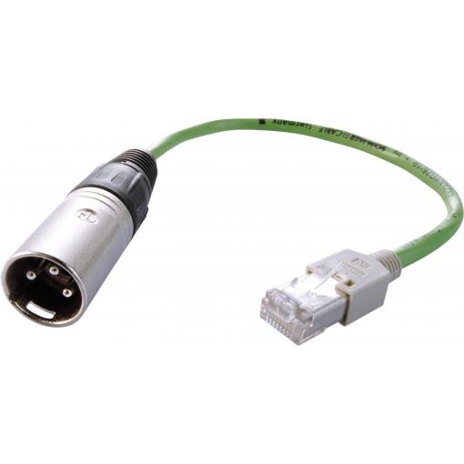 Deko Light DMX Adapterkabel CAT5 auf DMX XLR Stecker 882271 adaptér 30 cm