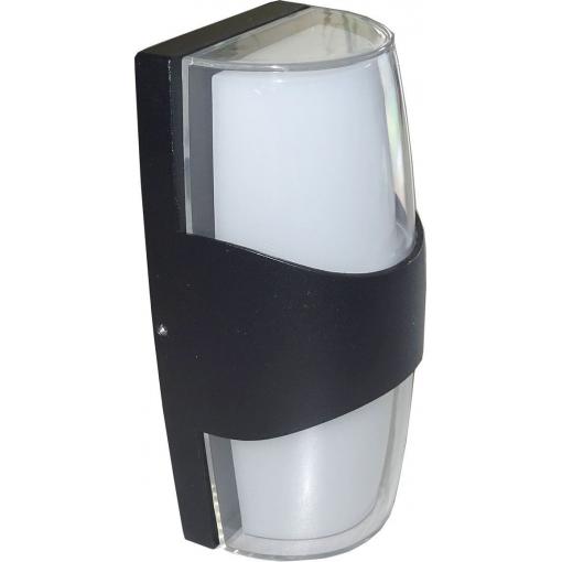 Nástěnné LED svítidlo 6× 2 W, IP54, 4000 K, černé