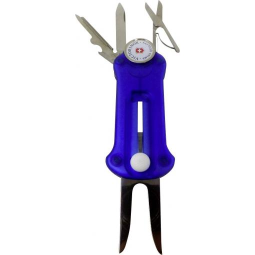 Victorinox Golf Tool 0.7052.T2 multifunkční nástroj počet funkcí 10 modrá (transparentní)