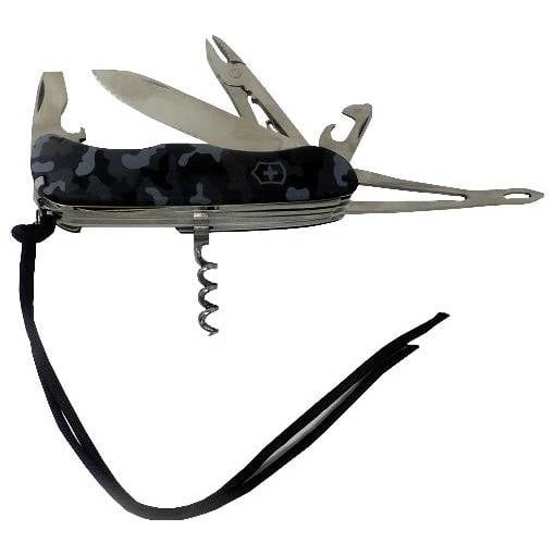 Victorinox Skipper W 0.8593.W942 švýcarský kapesní nožík počet funkcí 18 černá, maskáčová