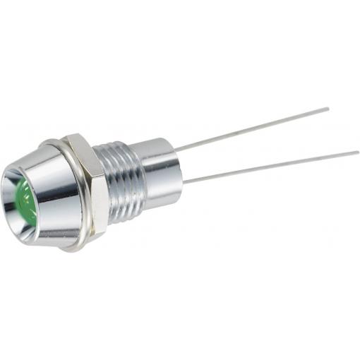 TRU COMPONENTS TC-R9-104L-12-G indikační LED zelená TC-R9-104L-12-G 20 mA