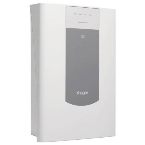 Hager RFR103D Bus repeater možnost vzájemného propojení napájeno akumulátorem, 230 V (š x v x h) 325 x 220 x 88 mm