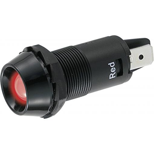 TRU COMPONENTS TC-R9-106L1-01, RED indikační LED červená 12 V/DC TC-R9-106L1-01, RED