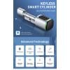 Chytrá dveřní vložka/zámek s RFID, PIN a TUYA | Zoneway S1K stříbrná