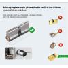 Chytrá dveřní vložka/zámek s RFID, PIN a TUYA | Zoneway S1K-B