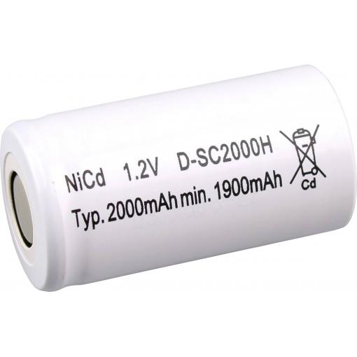 Mexcel speciální akumulátor Sub-C Ni-Cd 1.2 V 2000 mAh 1 ks