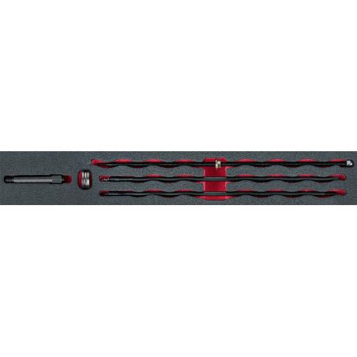 KS Tools 152.1640 Univerzální sada vyvrtacích hrotů pro svíčky M8 x 1,0