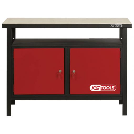 KS Tools 8650002 pracovní stůl (š x v x h) 1200 x 840 x 600 mm černá, červená