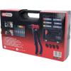 KS Tools 150.9850 Sada kleští na ruční nýty 3 v 1, 12 ks