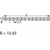 Rautronic 94460 plochý kabel Rastr (rozteč): 1.27 mm 10 x 0.14 mm² modrá metrové zboží