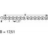 Rautronic 94461 plochý kabel Rastr (rozteč): 1.27 mm 14 x 0.14 mm² modrá metrové zboží