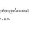 Rautronic 94462 plochý kabel Rastr (rozteč): 1.27 mm 16 x 0.14 mm² modrá metrové zboží