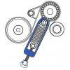 Brilliant Tools BT571016 Upínací prvek pro drážkové klínové řemeny Mercedes-Benz W169 a W245