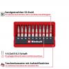 Einhell Bit Taschenbox 10tlg 118643 sada bitů, PH, PZ, inbus, TX