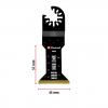 Einhell 708054 Tauchsägeblatt BIM-TI, 45mm bimetalový ponorný pilový list 45 mm 1 ks