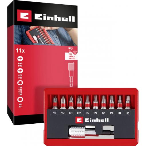 Einhell Bit Taschenbox 11tlg 118663 sada bitů, PH, PZ, inbus, TX