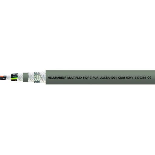 HELU 21645-1000 kabel pro energetické řetězy M-FLEX 512-C-PUR UL 7 G 0.75 mm² šedá 1000 m