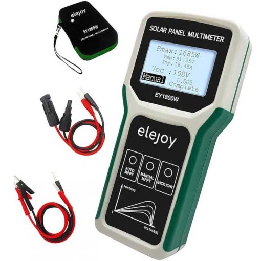 Tester fotovoltaických panelů Elejoy EY1800W, 5–1800 W