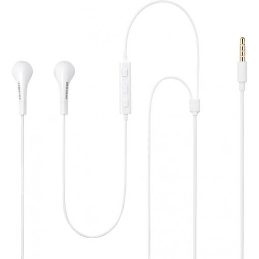 Samsung EHS64AV - Stereo Headset - 3,5-mm-Anschluss Headset otevřená (On Ear) kabelová stereo bílá mobil