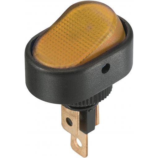 TRU COMPONENTS kolébkový spínač TC-R13-133B3 12 V/DC 30 A 1x vyp/zap s aretací 1 ks žlutá