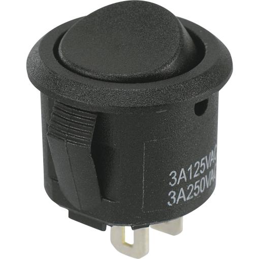 TRU COMPONENTS 1588033 kolébkový spínač TC-R13-297A-05 250 V/AC 3 A 1x vyp/zap s aretací 1 ks