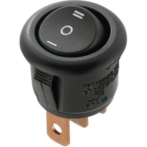 TRU COMPONENTS 1588071 kolébkový spínač TC-R13-270D-02 250 V/AC 6 A 1x zap/vyp/zap s aretací 1 ks