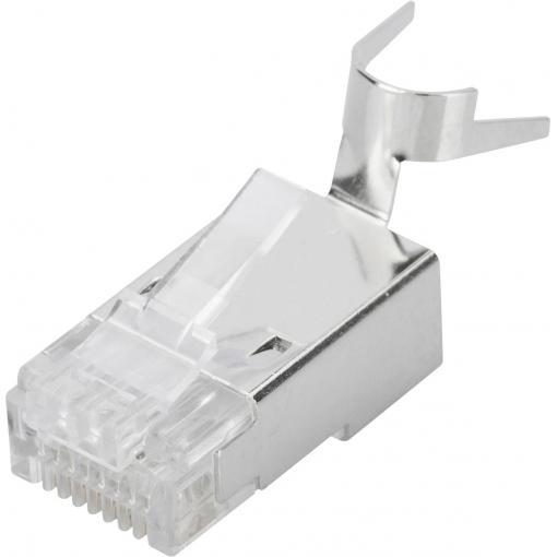 Digitus AK-219604-100, Konektor RJ45, stříbrná, 100 ks