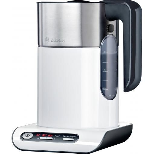 Bosch 1,5L Styline rychlovarná konvice, bílá, antracitová, TWK8611P