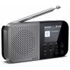 Sharp DR-P520 (GY) DR-P520 outdoorové rádio, FM, DAB, Bluetooth, s USB nabíječkou, na dotek výrazná tlačítka, černá