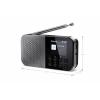 Sharp DR-P520 (GY) DR-P520 outdoorové rádio, FM, DAB, Bluetooth, s USB nabíječkou, na dotek výrazná tlačítka, černá