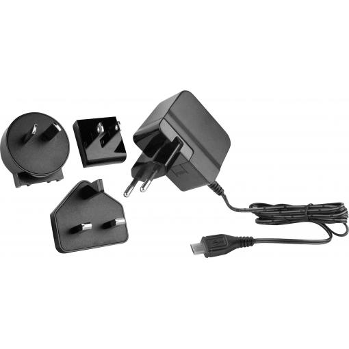 HN Power HNP06I-MICROUSBL6 zásuvkový napájecí adaptér, stálé napětí, s australským adaptérem, s adaptérem pro Evropu, s britským adaptérem, s americkým