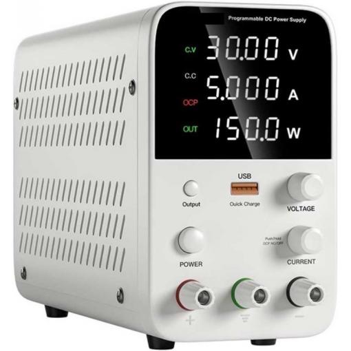 Laboratorní zdroj Wamptek WPS3005B, 0–30 V / 0–5 A, 150 W