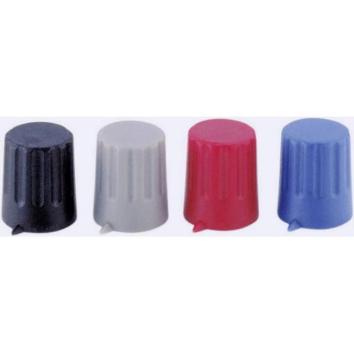TRU COMPONENTS 1588644 TC-12/4/SW203 otočný knoflík s ukazatelem černá (Ø x v) 12 mm x 14 mm 1 ks