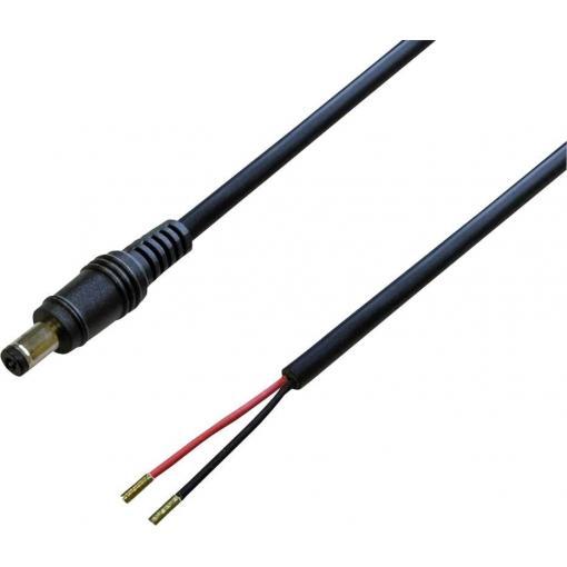 BKL Electronic 076100 DC konektor Dutá DC zástrčka - Kabelové dutinky 2 m 1 ks Piece