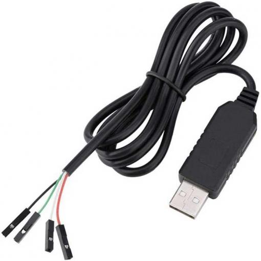 Převodník USB/TTL RS232 PL2303HX, 4pin, kabel 1 m