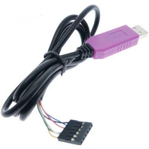 Převodník USB/TTL RS232 PL2303XD, 6 pinů, kabel 1 m