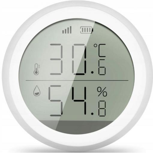 Teploměr a vlhkoměr ZigBee s displejem, Tuya/eWeLink, h_t175c
