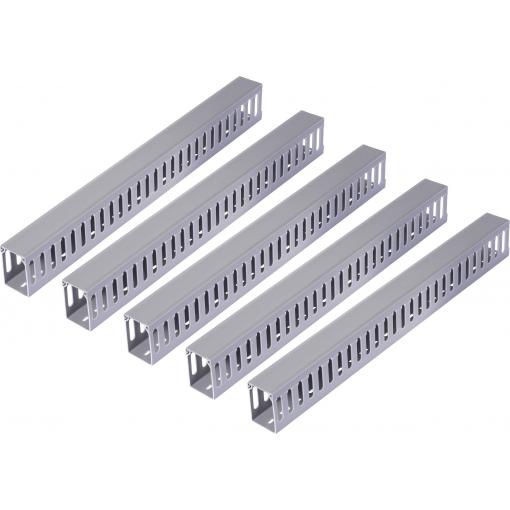 Sygonix SY-6801170 vodicí lišta (d x š x v) 2000 x 60 x 80 mm 5 ks šedá