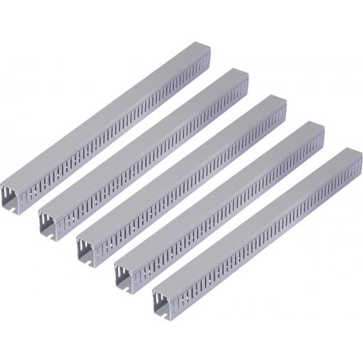 Sygonix SY-6801172 vodicí lišta (d x š x v) 2000 x 33 x 45 mm 5 ks šedá