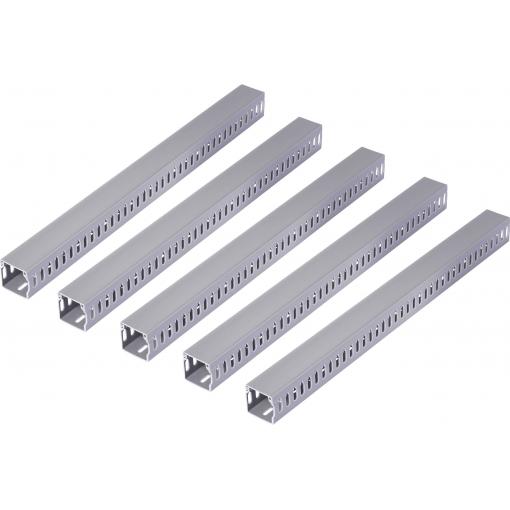 Sygonix SY-6801162 vodicí lišta (d x š x v) 2000 x 40 x 40 mm 5 ks šedá