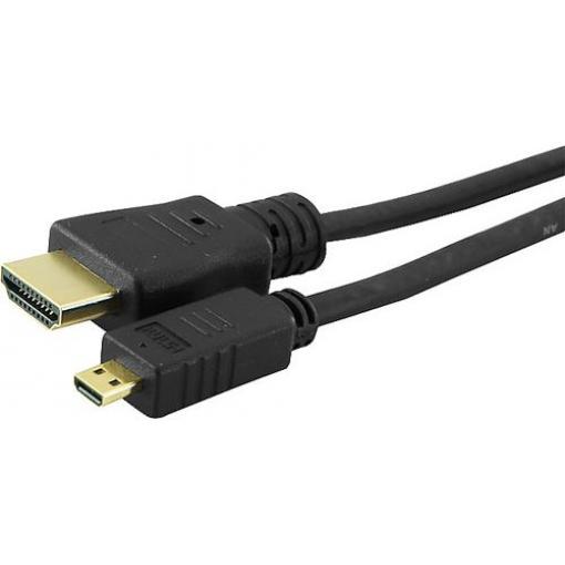 HDMI kabel A – Micro HDMI (D), 1,5 m